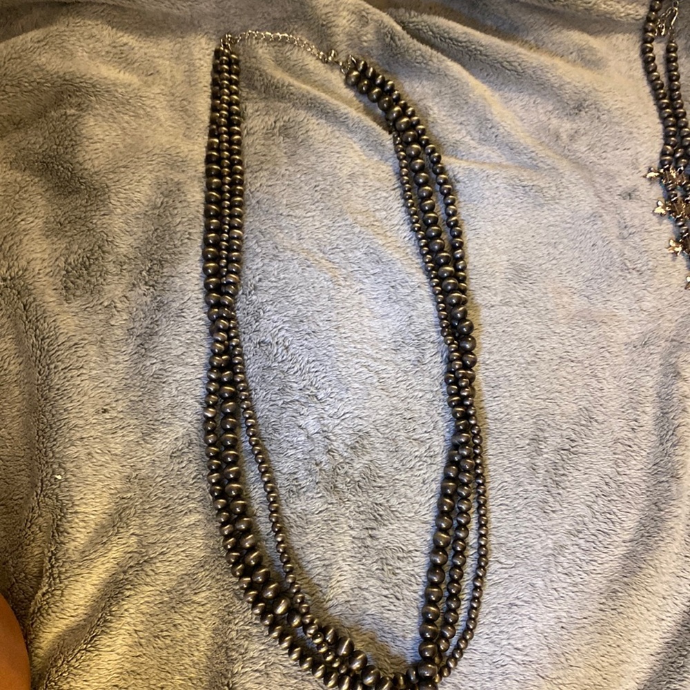 Faux Navajo pearl necklace.